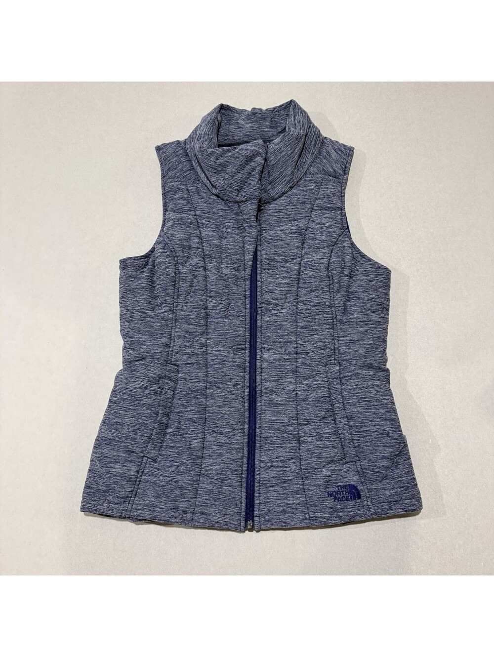 The North Face Pseudio Vest Size M Heather Purple Quilted Full Zip Women’s
